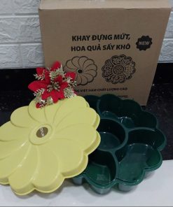 Khay đựng Mứt Tết, Hoa Quả Sấy Khô Hình Hoa – Gdn