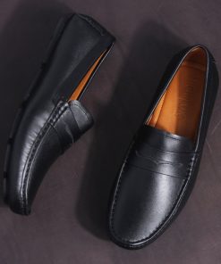 Giày Lười Michilux Nam Penny Moccasin Ciems – Màu đen