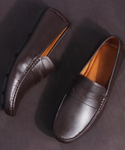 Giày Lười Michilux Nam Penny Moccasin Ciems – Màu Nâu
