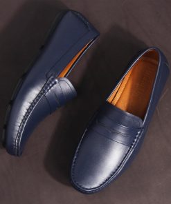 Giày Lười Michilux Nam Penny Moccasin Ciems – Xanh Navy