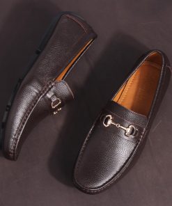 Giày Lười Michilux Nam Horse Bit Moccasin Ciehm – Màu Nâu