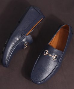 Giày Lười Michilux Nam Horse Bit Moccasin Ciehm – Màu Navy