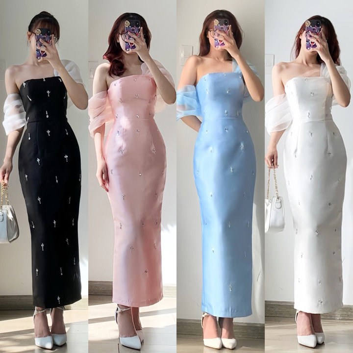 đầm Váy Thiết Kế Dịp Dạ Hội Tiệc Sang Trọng Ct245