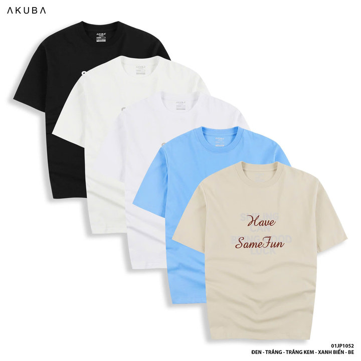 áo Thun Tay Ngắn Oversize 01jp1052 – Akuba