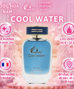 Nước Hoa Nam Charme Cool Water 100ml Lưu Hương Lâu Thơm Mát, Mạnh Mẽ Và Thanh Lịch Cho Các Quý ông