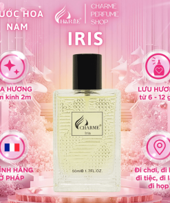 Nước Hoa Nam Charme Iris 50ml Lưu Hương Lâu Nam Tính, đầy Cuốn Hút đúng Chất Qúy ông _ Nước Hoa Chính Hãng