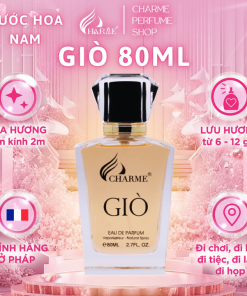 Nước Hoa Nam Cao Cấp, Charme Giò, Hương Trái Cây, Ngọt Ngào, ấm Áp, Lưu Hương Lâu, độ Tỏa Hương Xa, 80ml – Charme