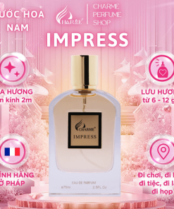 Nước Hoa Nam Charme Impress 75ml Lưu Hương Lâu Phong Cách Quyến Rũ, Lôi Cuốn, Nam Tính, Lịch Lãm Chính Hãng