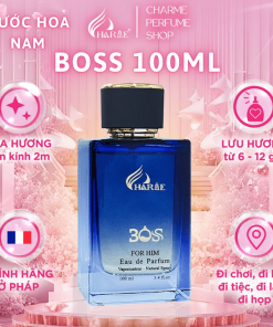 Nước Hoa Nam Cao Cấp, Charme Boss, Hương Phương đông, Hương Thơm Mạnh Mẽ, Lưu Hương Lâu, Dành Cho Nam, 100ml – Charme