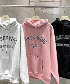 áo Khoác Hoodie Nam Nữ Form Rộng In Chữ Orserving – Htm Fashion