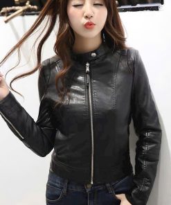 áo Khoác Da Nữ Dáng ôm Siêu đẹp Croptop Hot Trend – Htm Fashion