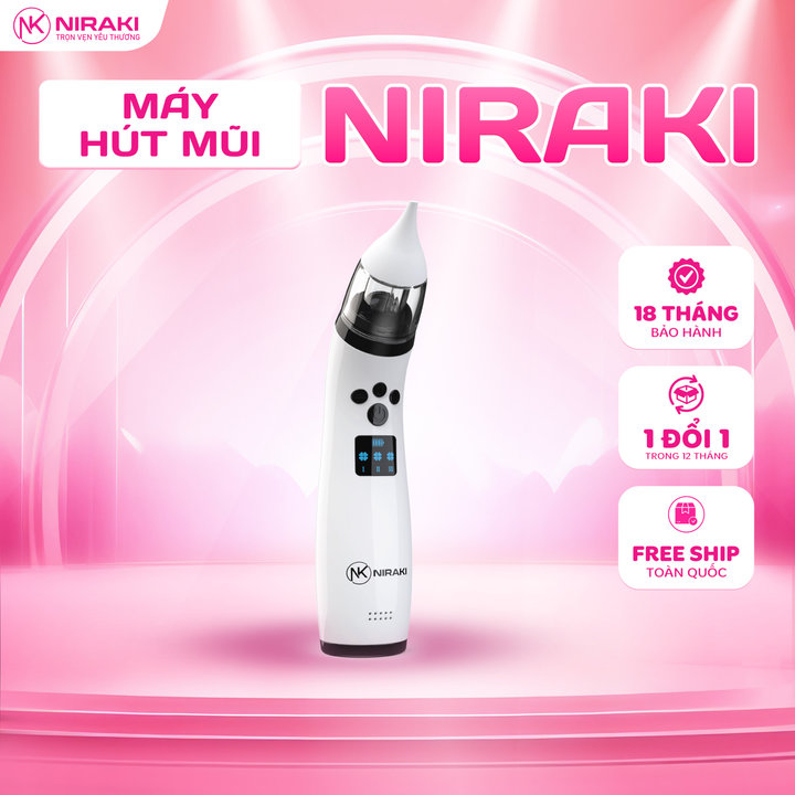 Máy Hút Mũi Cầm Tay Niraki Lực Hút Cực Mạnh