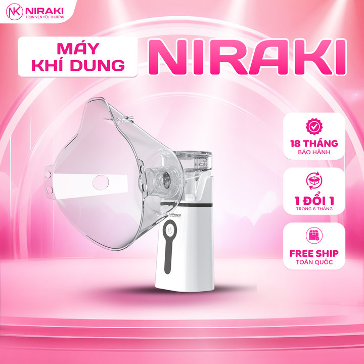 Máy Khí Dung Cầm Tay Niraki Sạc Pin