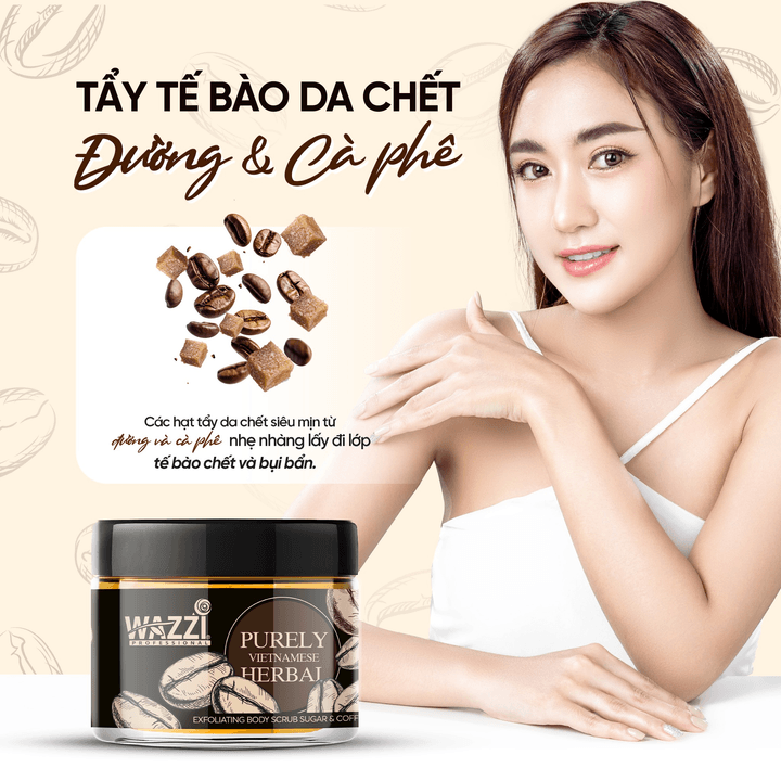 Tẩy Tế Bào Da Chết Đường & Cà Phê Wazzi