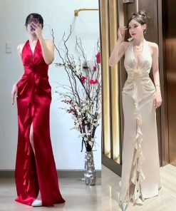 đầm Thiết Kế Cao Cấp Nữ Ch185 Dáng Body Dịp Tiệc Dạ Hội Sang Trọng