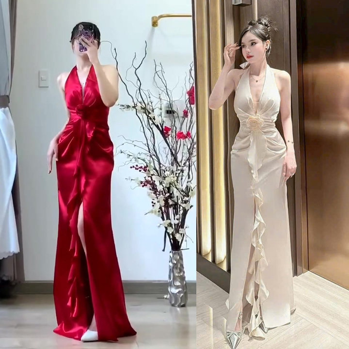 đầm Thiết Kế Cao Cấp Nữ Ch185 Dáng Body Dịp Tiệc Dạ Hội Sang Trọng