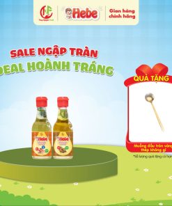 Combo 2 Chai Dầu óc Chó – Cá Hồi 60ml Hebe