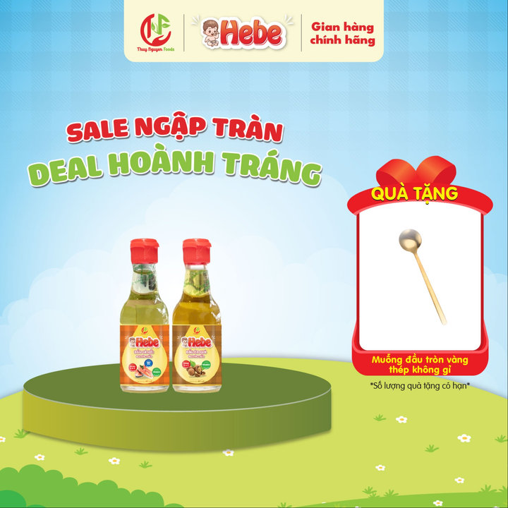 Combo 2 Chai Dầu óc Chó – Cá Hồi 60ml Hebe