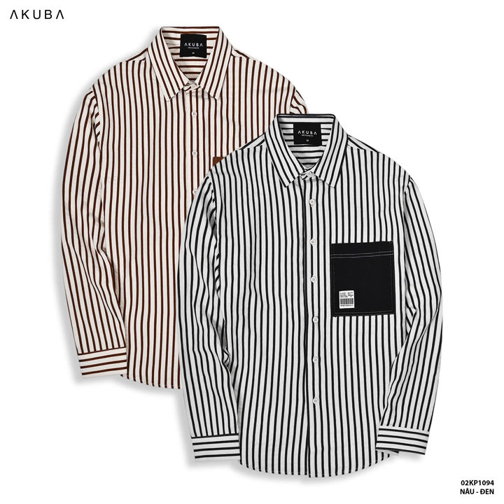 áo Sơ Mi Tay Dài Form Regular 02kp1094- Akuba