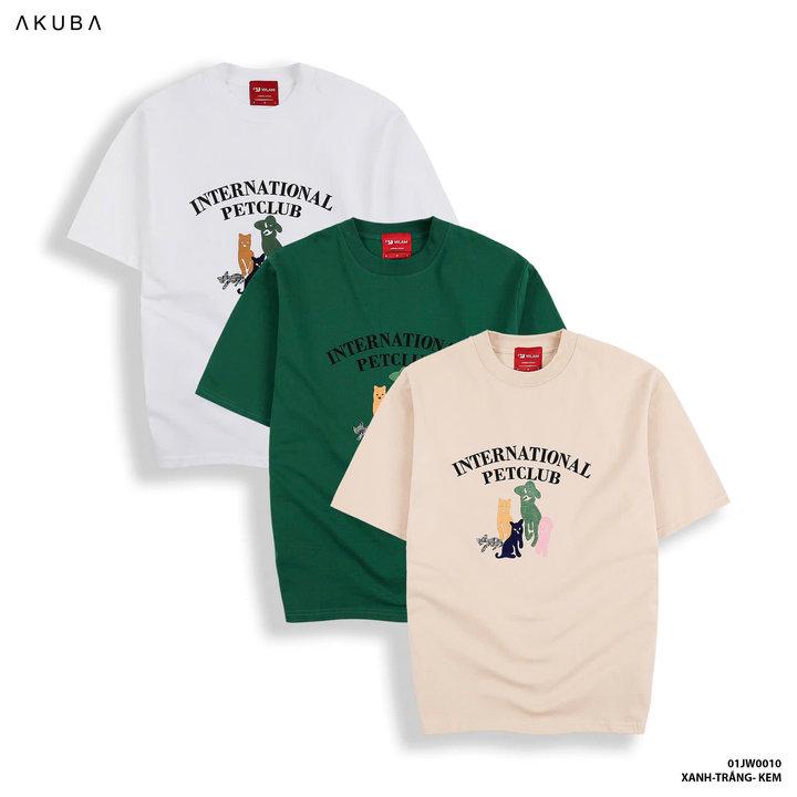 áo Thun Tay Ngắn Oversize 01jw0010 – Akuba
