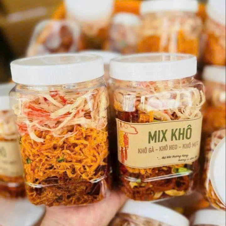 Khô Mix 3 Vị – Bộ Ba Siêu Ngon 350g – Winnie House