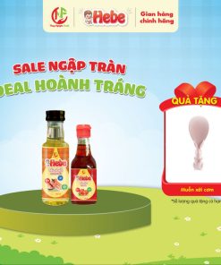 Combo 2 Dầu Cá Hồi – Dầu Gấc 60ml – 100ml Hebe