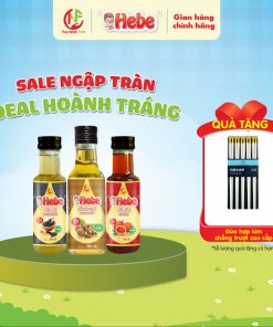 Combo 3 Dầu Mè – Dầu óc Chó – Dầu Gấc 100ml – 150ml Hebe