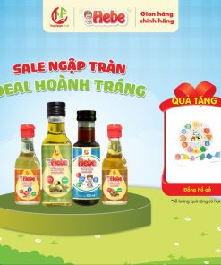 Combo 4 Dầu Olive – Dầu óc Chó – Dầu Cá Hồi – Nước Mắm 60ml – 150ml