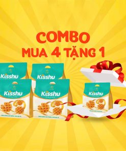 [combo 4 Tặng 1] Bánh ăn Sáng Bông Lan Trứng Tươi Sợi Gà Bảo Ngọc Tiện Lợi Cho Mọi Bữa ăn