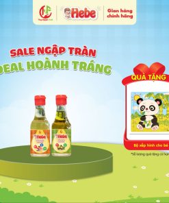 Combo 2 Dầu Olive – Dầu Cá Hồi 60ml Hebe