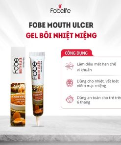 Gel Nhiệt Miệng Từ Thiên Nhiên Fobe Mouth Ulcer Tuýp 10g – Fobelife