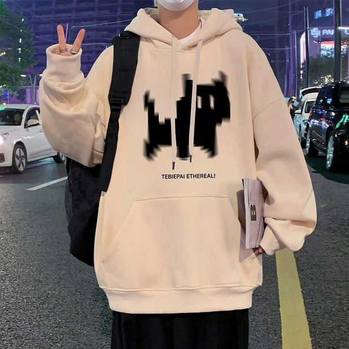 Xả Hoodie Nỉ Chân Cua Dày Form Rộng Mèo Máy