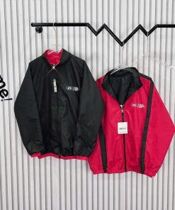 áo Khoác Jacket D% Sọc Nam Nữ Unisex Form Rộng, áo Dù Phối Màu Basic Hottrend 2024