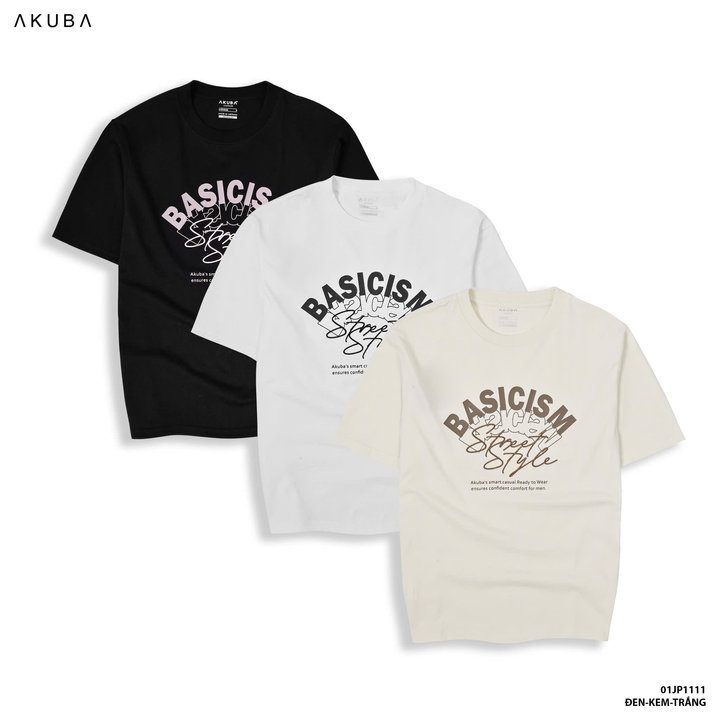 áo Thun Tay Ngắn Oversize 01jp1111- Akuba