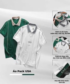 áo Thun Cổ Bẻ Thiết Kế Cao Cấp Polo Pack Usa – Thời Trang Hc