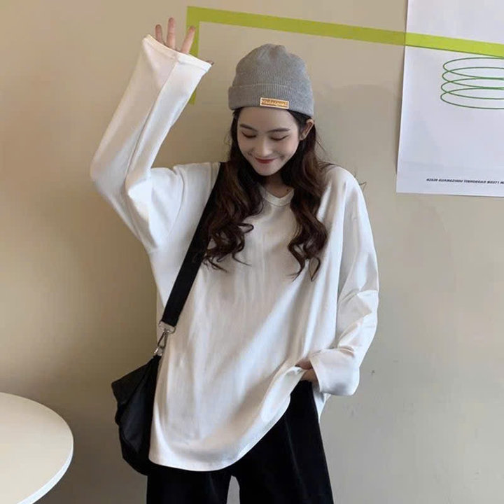 áo Thu Dông Dài Tay Form Rộng Mùa đông Trơn