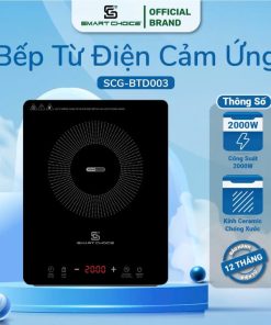 Bếp Từ Cảm ứng Smartchoice Scg-btd003, Bếp Từ đơn Công Suất 2000w Mặt Kính Cường Lực Ceramic Bền đẹp – Smartchoice