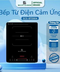 Bếp Từ đơn Smartchoice Scg-btd004, Bếp Từ Cảm ứng Công Suất 2200w Nhiều Chế độ Nấu Cài Sẵn – Smartchoice