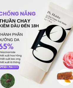 Hộp Kem Chống Nắng Thuần Chay Ph Hubby 1g Sun Cream Soft Matte 50g Mịn Lì