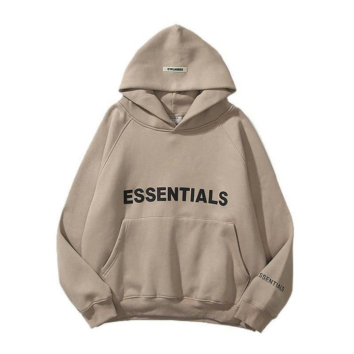 Xả Hoodie Esentail Mũ 2 Lớp Form Rộng