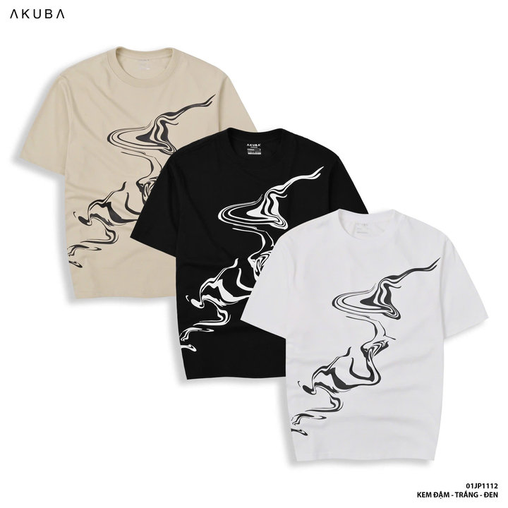 áo Thun Tay Ngắn Oversize 01jp1112- Akuba