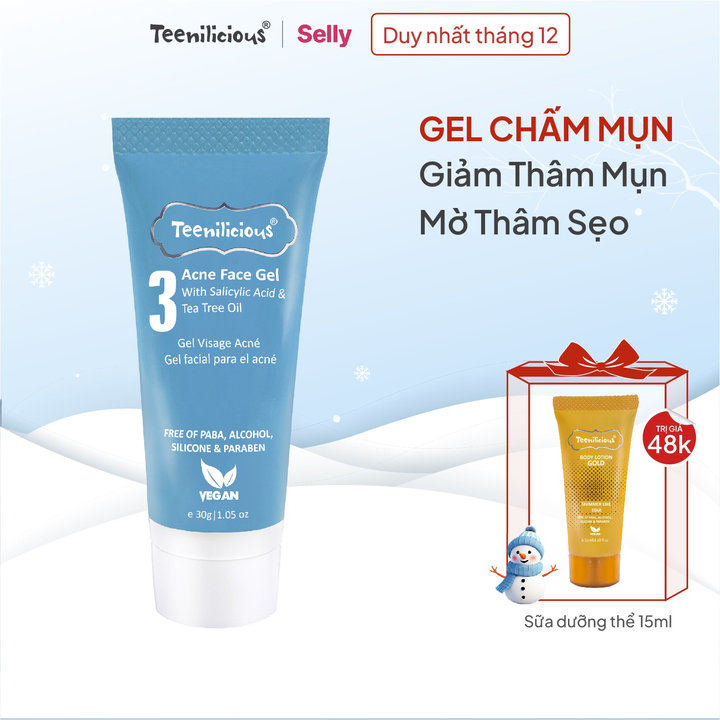 Gel Trị Mụn Teenilicious Acne Face Gel (30g)