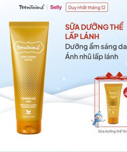 Lotion Sữa Dưỡng Thể Lấp Lánh Body Lotion Gold Teenilicious ( Tuýp 150ml)