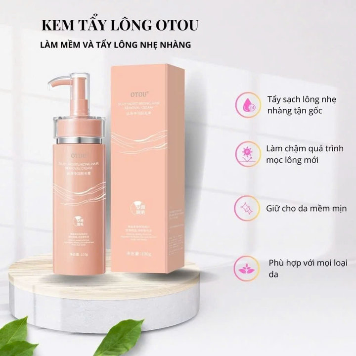 Kem Tẩy Lông Otou 100g, Triệt Lông Nhẹ Nhàng Không đau Rát Sạch An Toàn – Gdn