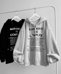 áo Khoác Zip Nỉ Bông Mankid Form Rộng Unisex Menswear Hoodie Sht182-minh Hà House