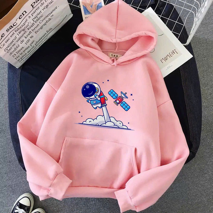 áo Khoác Nỉ Hoodie Hành Tinh Cute Nam Nữ. Chất Nỉ Lót Bông. Hàng Y Hình