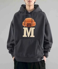 áo Hoodie Phối Túi Bụng Form Rộng Unisex In Chữ M đội Mũ Sắc Nét đẹp Như Hình Tp77 – Golden Dream