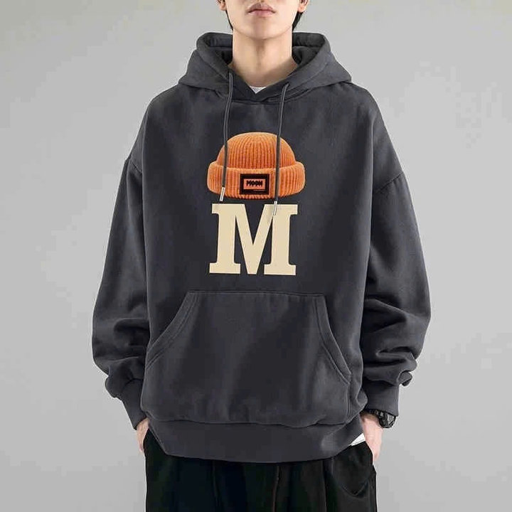 áo Hoodie Phối Túi Bụng Form Rộng Unisex In Chữ M đội Mũ Sắc Nét đẹp Như Hình Tp77 – Golden Dream