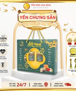 [giỏ Quà 6 Hủ Tặng 1 Hủ Yến Lẻ] Yến Chưng đông Trùng Hạ Thảo Like Nest – Like Beauty