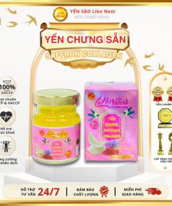 [combo 6 Hủ Yến Rời Có Hộp] Like Nest Yến Chưng Saffron Collagen 35% – Like Beauty